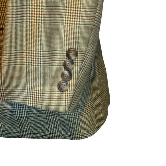 Glen Plaid Wool Silk Blazer 44S – Jos A Bank - Picture 6 of 16